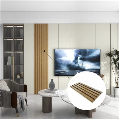 Vanntette flammehemmende WPC veggpaneler